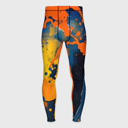 Тайтсы мужские Краска на стене, цвет: 3D-принт