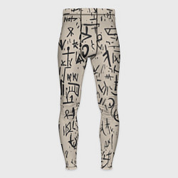 Мужские тайтсы Иероглифы маори