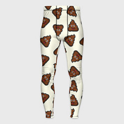 Мужские тайтсы Нашивки какашки