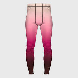 Мужские тайтсы Градиент transcendent pink омбре