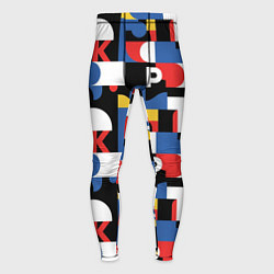 Мужские тайтсы Геометрия букв