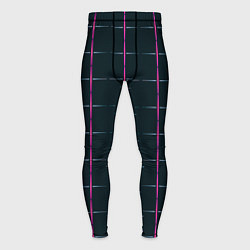 Мужские тайтсы Color black stripes
