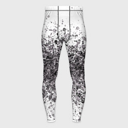 Тайтсы мужские Грязь, цвет: 3D-принт
