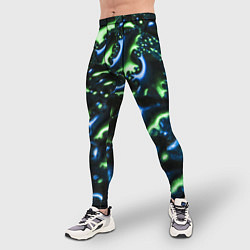 Тайтсы мужские Абстракция капли воды, цвет: 3D-принт — фото 2