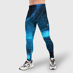 Тайтсы мужские Абстракция волнистых линий, цвет: 3D-принт — фото 2