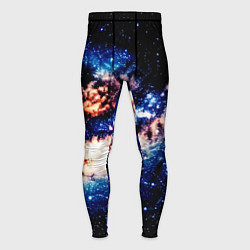 Тайтсы мужские Бесконечный космос и туманность, цвет: 3D-принт