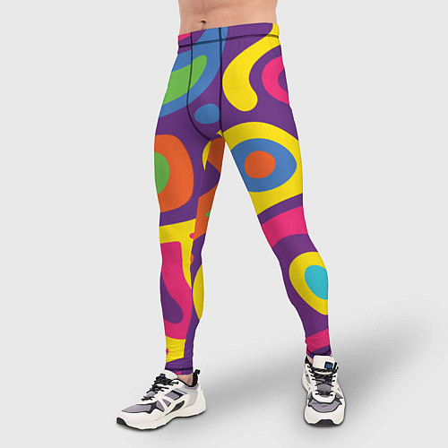 Мужские тайтсы Abstract tac / 3D-принт – фото 3