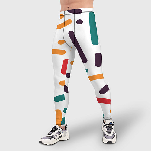 Мужские тайтсы Oval oil / 3D-принт – фото 3
