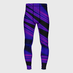 Тайтсы мужские Color multi-colored neon, цвет: 3D-принт