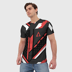 Футболка мужская CS:GO Cyrex Pattern, цвет: 3D-принт — фото 2