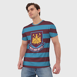 Футболка мужская West Ham United FC, цвет: 3D-принт — фото 2