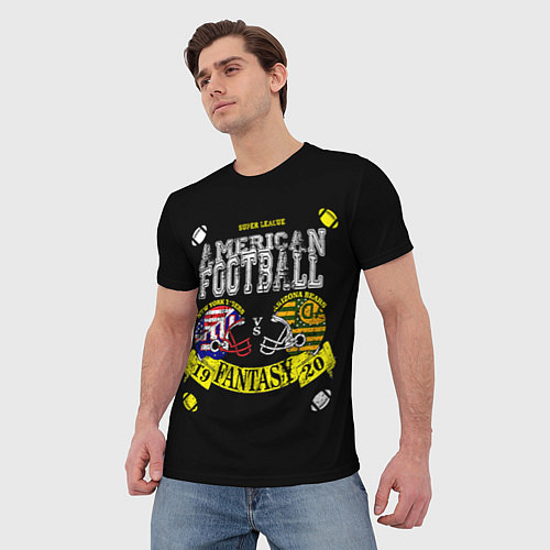 Мужская футболка American football / 3D-принт – фото 3