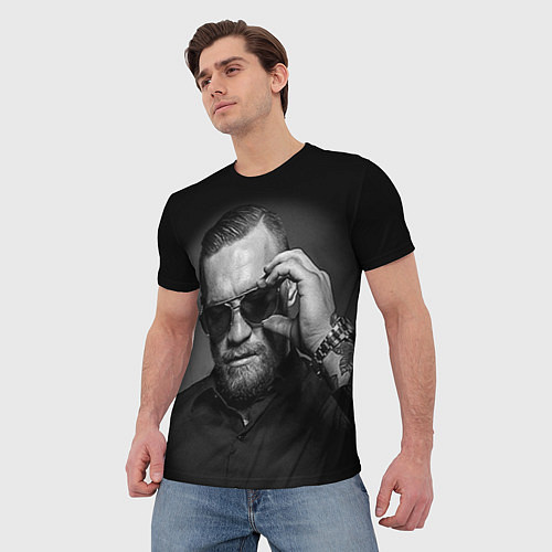 Мужская футболка Стильный Макгрегор / 3D-принт – фото 3