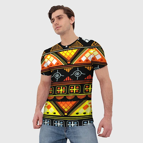 Мужская футболка Element ethnic / 3D-принт – фото 3