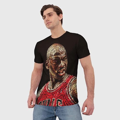 Мужская футболка Michael Jordan / 3D-принт – фото 3