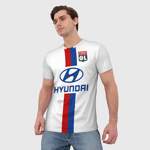 Мужская футболка Lion FC: Hyundai / 3D-принт – фото 3