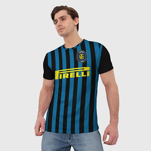 Мужская футболка Inter FC: Pirelli / 3D-принт – фото 3