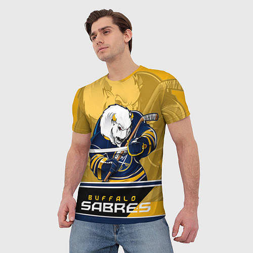 Мужская футболка Buffalo Sabres / 3D-принт – фото 3