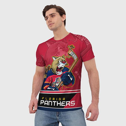 Мужская футболка Florida Panthers / 3D-принт – фото 3