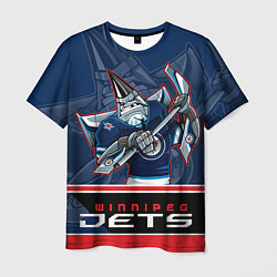 Футболка мужская Winnipeg Jets, цвет: 3D-принт