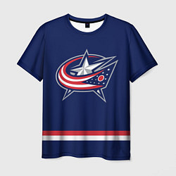 Футболка мужская Columbus Blue Jackets, цвет: 3D-принт