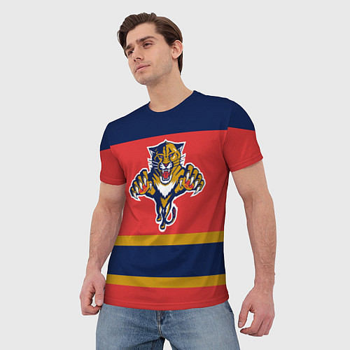 Мужская футболка Florida Panthers / 3D-принт – фото 3