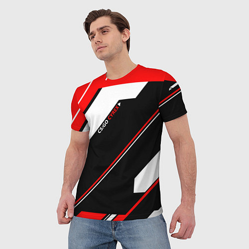 Мужская футболка CS:GO Cyrex Style / 3D-принт – фото 3