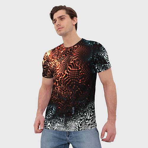Мужская футболка Technology / 3D-принт – фото 3