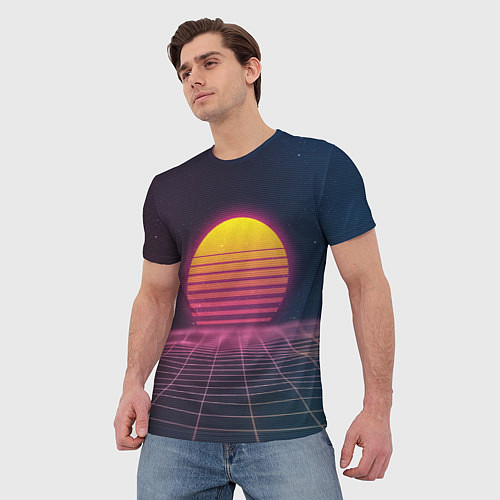 Мужская футболка Vapor Sunrise / 3D-принт – фото 3