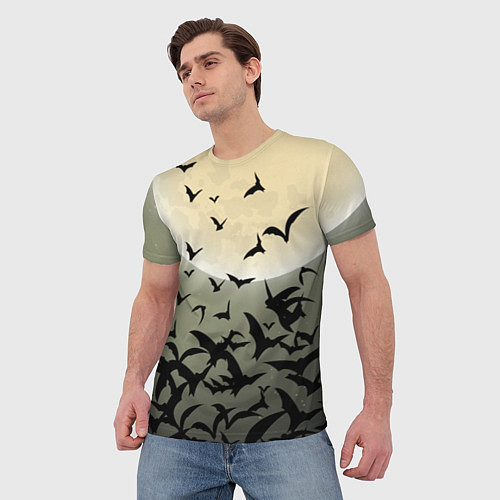 Мужская футболка Хэллоуин-принт / 3D-принт – фото 3