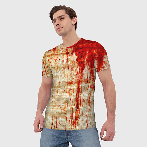 Мужская футболка Бинты 2 / 3D-принт – фото 3