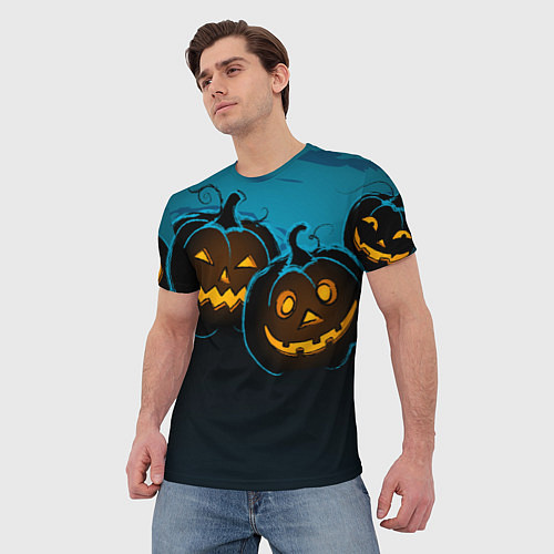 Мужская футболка Halloween3 / 3D-принт – фото 3