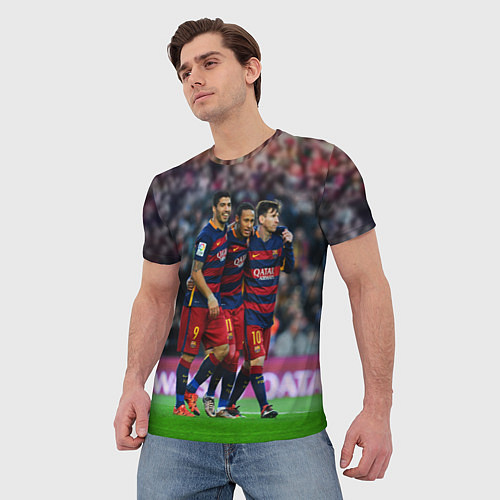 Мужская футболка Barcelona5 / 3D-принт – фото 3