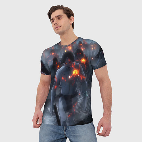 Мужская футболка Темные силы / 3D-принт – фото 3