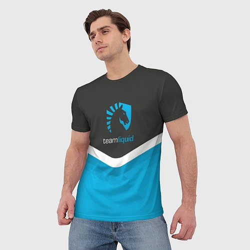 Мужская футболка Team Liquid Uniform / 3D-принт – фото 3