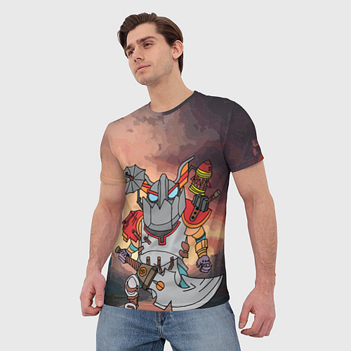Мужская футболка Фан Клокверк из Доты / 3D-принт – фото 3