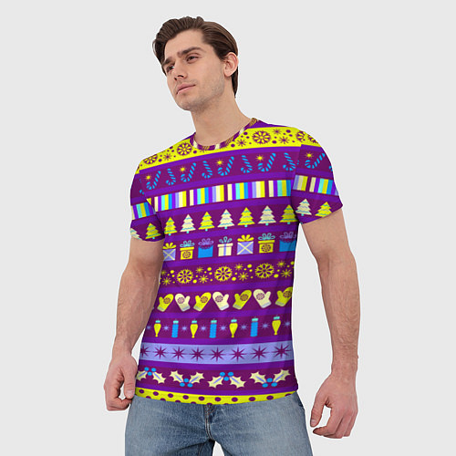 Мужская футболка Christmas / 3D-принт – фото 3