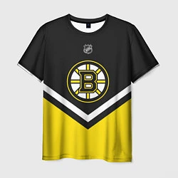 Футболка мужская NHL: Boston Bruins, цвет: 3D-принт