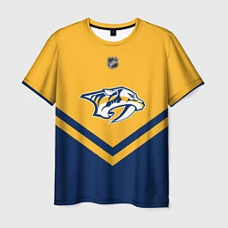 Футболка мужская NHL: Nashville Predators, цвет: 3D-принт