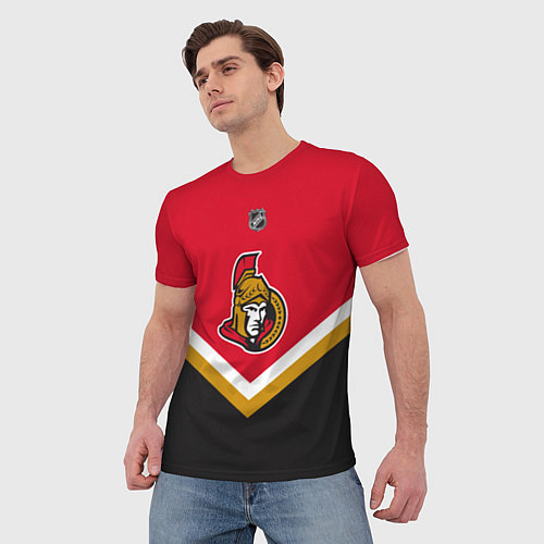 Мужская футболка NHL: Ottawa Senators / 3D-принт – фото 3
