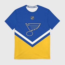 Футболка мужская NHL: St. Louis Blues, цвет: 3D-принт