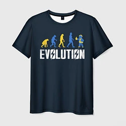 Футболка мужская Vault Evolution, цвет: 3D-принт