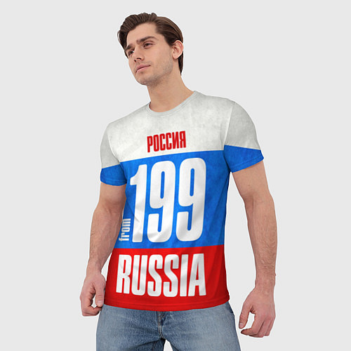 Мужская футболка Russia: from 199 / 3D-принт – фото 3