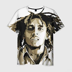 Футболка мужская Bob Marley: Mono, цвет: 3D-принт