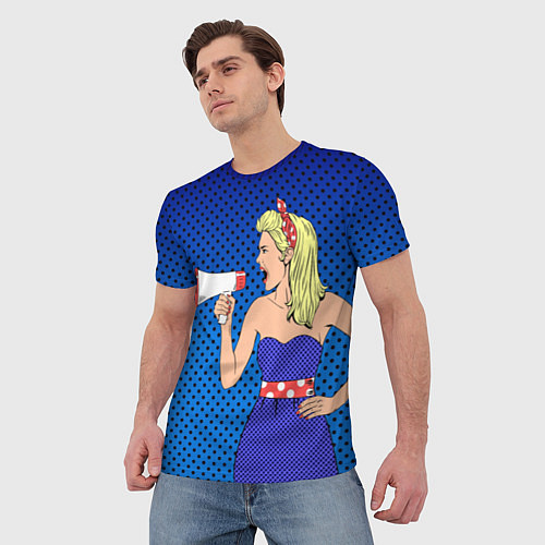 Мужская футболка Pop Art / 3D-принт – фото 3