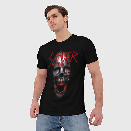 Мужская футболка Slayer: Wild Skull / 3D-принт – фото 3