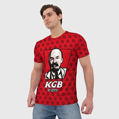 Мужская футболка KGB: So Good / 3D-принт – фото 3