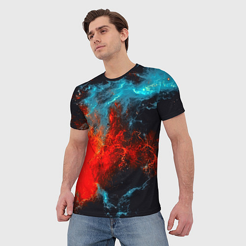 Мужская футболка Космос / 3D-принт – фото 3