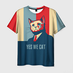 Футболка мужская Yes we CAT, цвет: 3D-принт