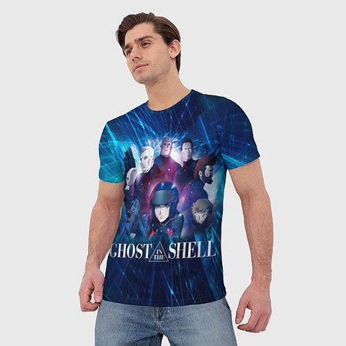 Мужская футболка Ghost In The Shell 10 / 3D-принт – фото 3